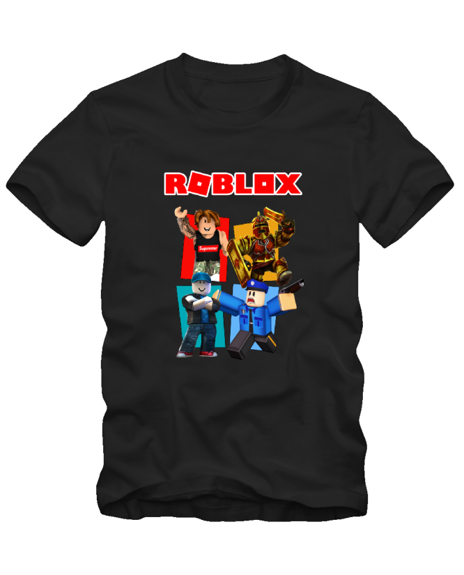 Marškinėliai Roblox   policeman and others